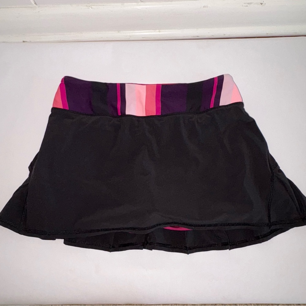 Lululemon Athletica Pink and Black Skirt